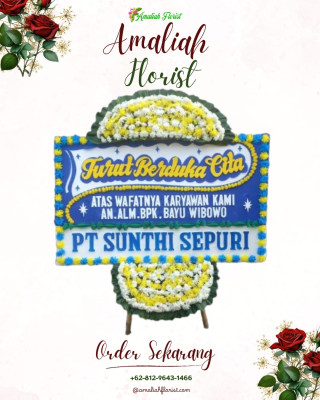 Papan Bunga Duka di Sukahayu
