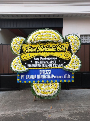 Papan Bunga Duka di Sukahayu