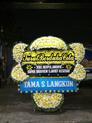 Papan Bunga Duka di Sukahayu